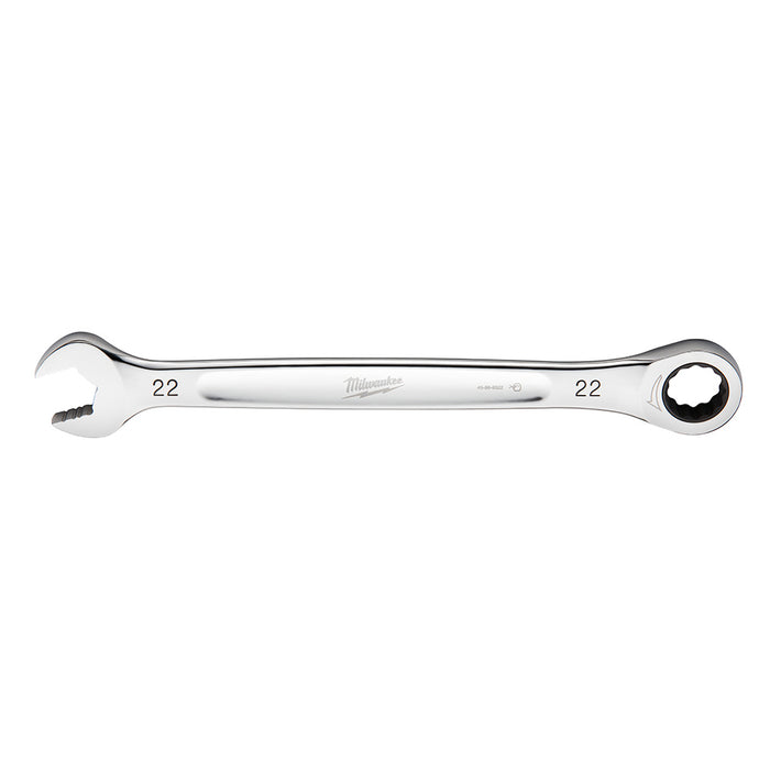 Clé à cliquet combinée plate 22mm
