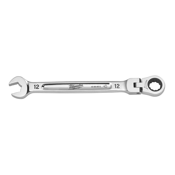 Clé à cliquet combinée articulée 12 mm
