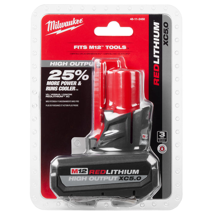 Batterie M12 Redlithium High Output 5.0 Ah
