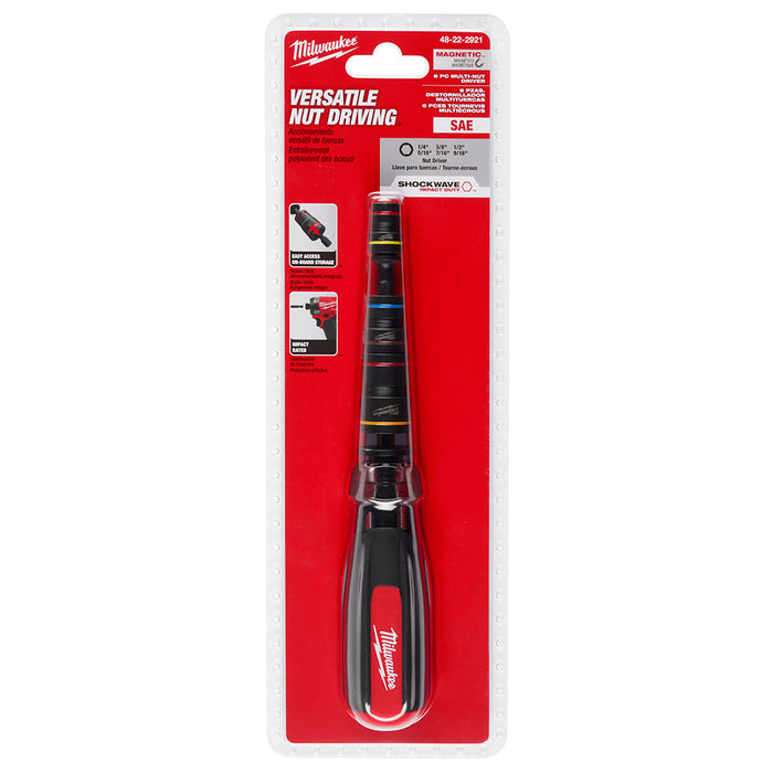 Tournevis à embouts tourne-écrou Shockwave multiples