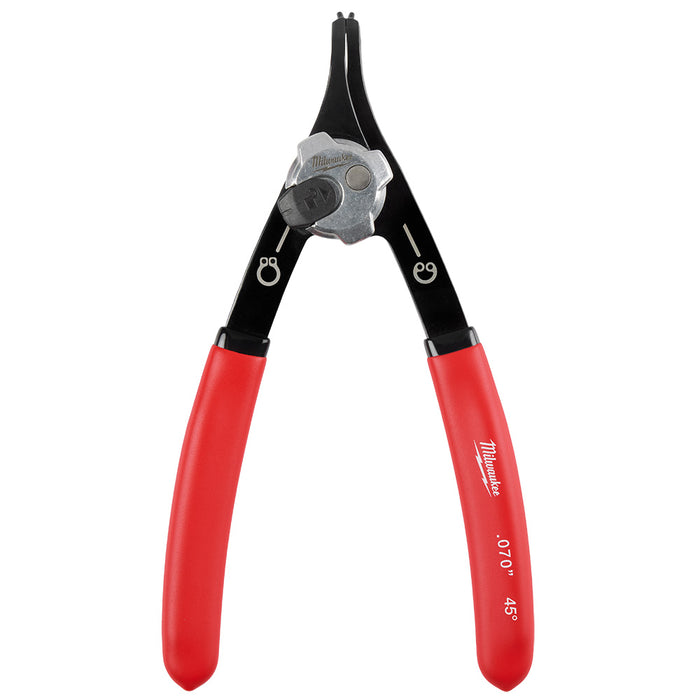Pince à anneau de pression convertible 0.070", 45º