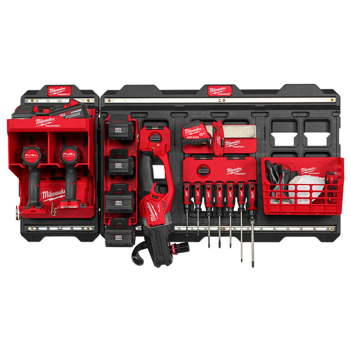 Grande plaque murale Packout (rail en métal)