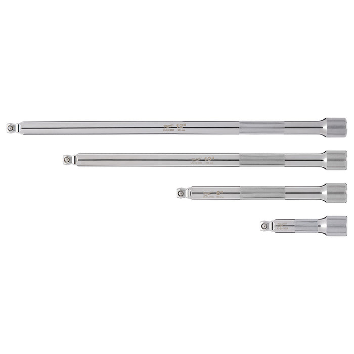 Ensemble de 4 rallonges articulées à prise 3/8"