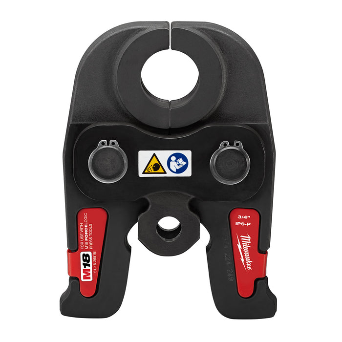 Mâchoire en acier noir de 3/4"