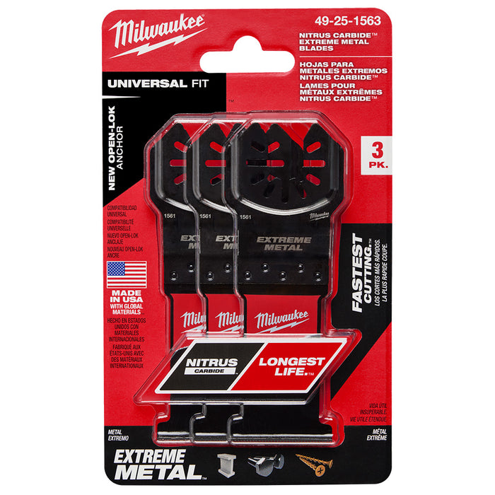 Lame à métaux NITRUS CARBIDE 1-3/8" - Paquet de 3