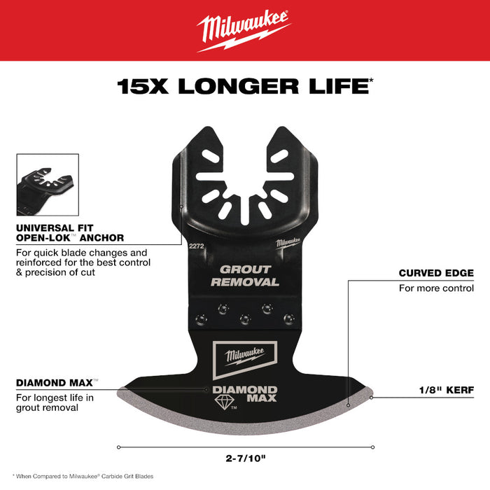 Lame à coulis pour outil oscillant DIAMOND MAX