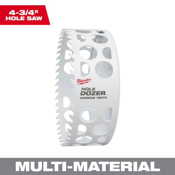 Scie emporte-pièce 4-3/4" au carbure HOLE DOZER