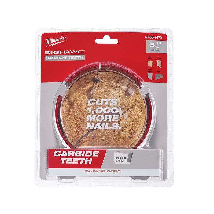 Scie emporte-pièce BIG HAWG™ 5-1/4" avec dents en carbure