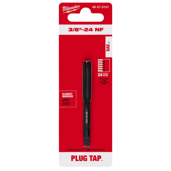 Taraud droit 3/8"-24