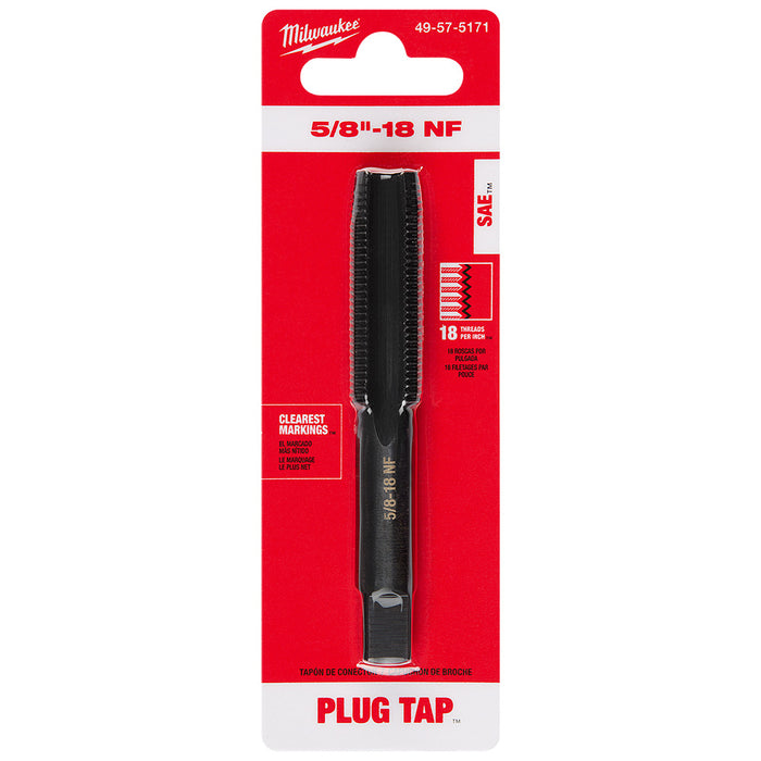 Taraud droit 5/8"-18