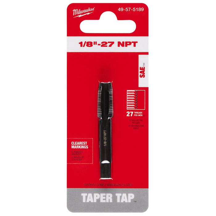 Taraud ébaucheur 1/8" X 27NPT
