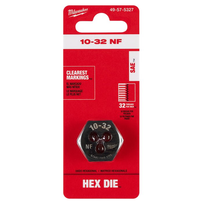 Filière hexagonale 10-32