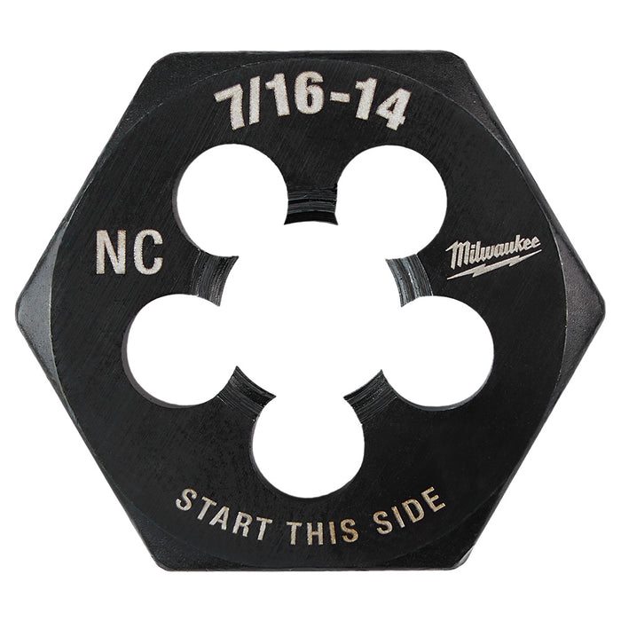 Filière hexagonale de 1" - 7/16" X 14NC