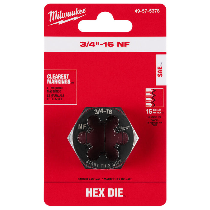 Filière hexagonale de 1-7/16" - 3/4" X 10NF