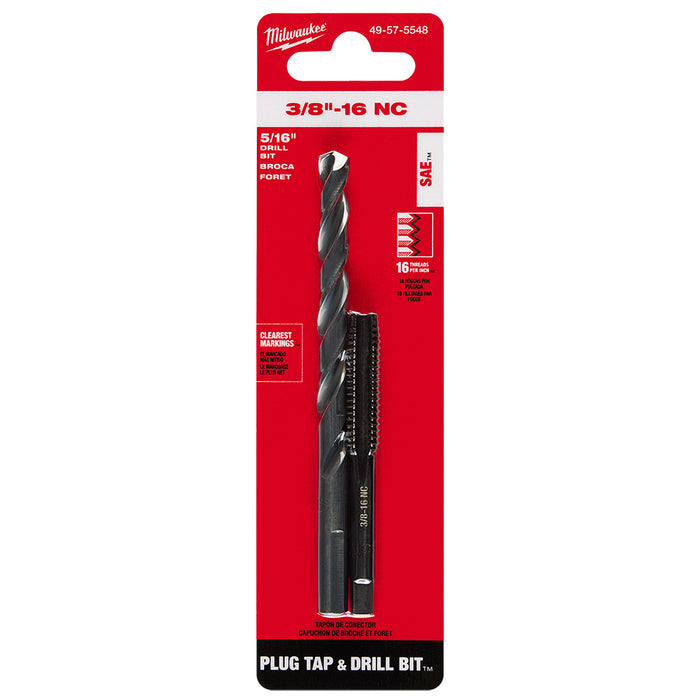 Ensemble de taraud 3/8"-16 et foret 5/16"