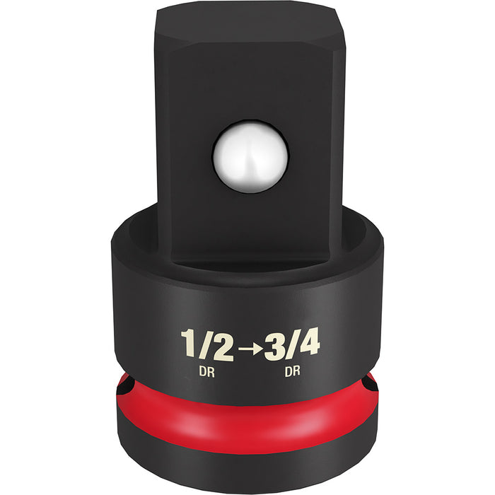 Adaptateur pour douilles à chocs, prise 1/2" à prise 3/4"