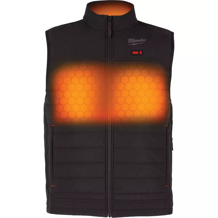 Ens. Veste chauffante sans manche AXIS M12 - Homme - Noir