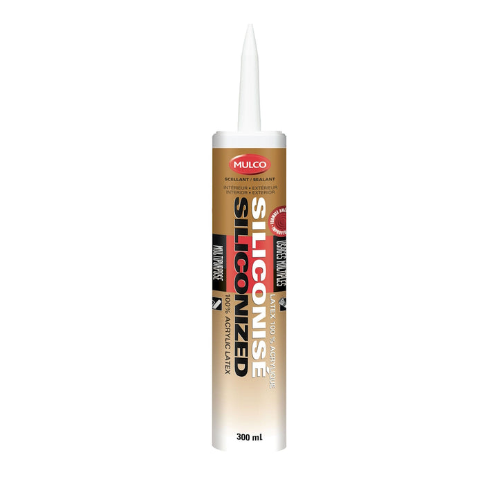 Scellant extérieur au latex siliconisé à usages multiples - Clair - 300 mL
