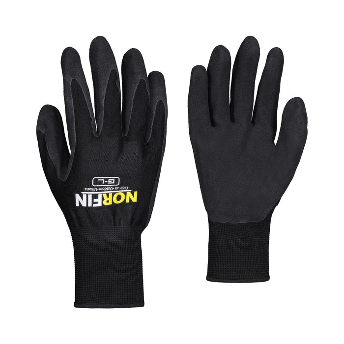 Gants tricot acrylique doublés, enduits latex