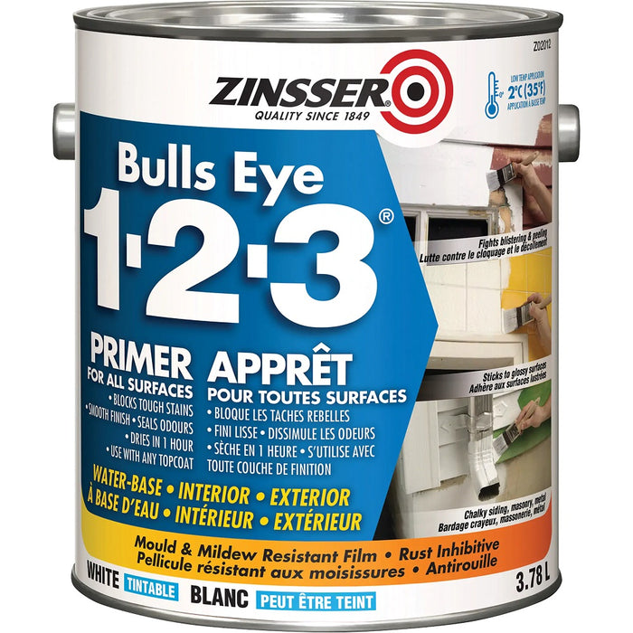 Apprêt Bulls Eye 1-2-3 - Zinsser - 3,78L