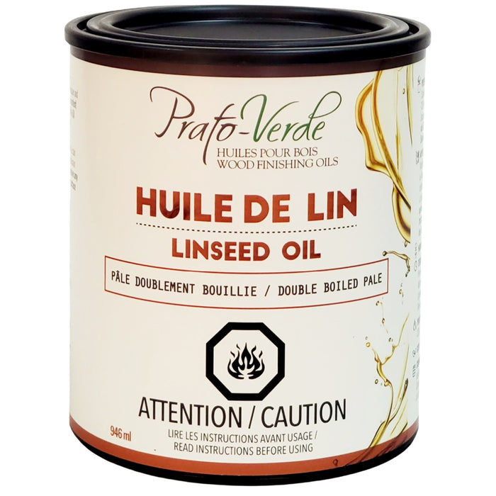 Huile de lin doublement bouillie - 946 mL