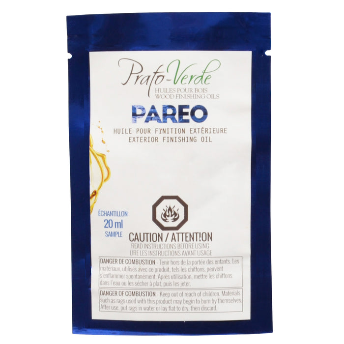 Échantillon d'huile de finition extérieure pour bois Pareo -  Vieux pin - 20 mL