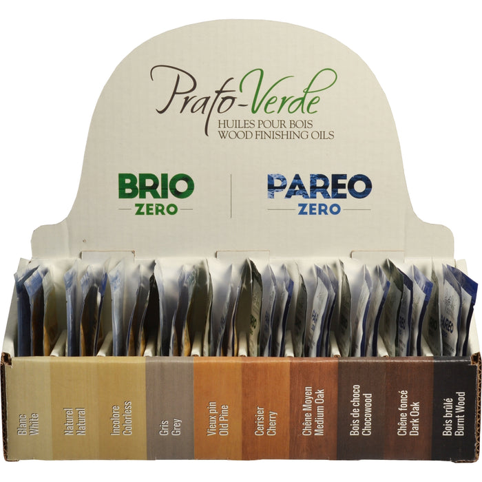 Échantillon d'huile de finition extérieure pour bois Pareo -  Gris - 20 mL