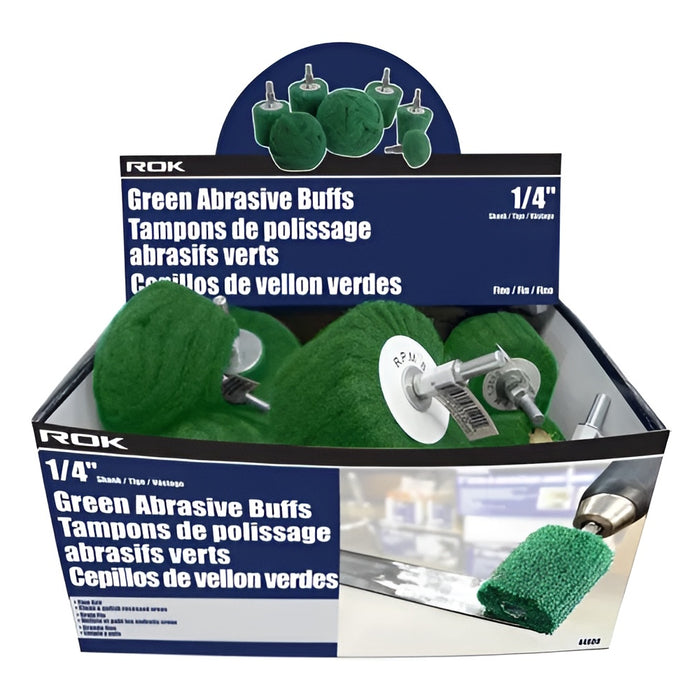 Tampon de polissage vert