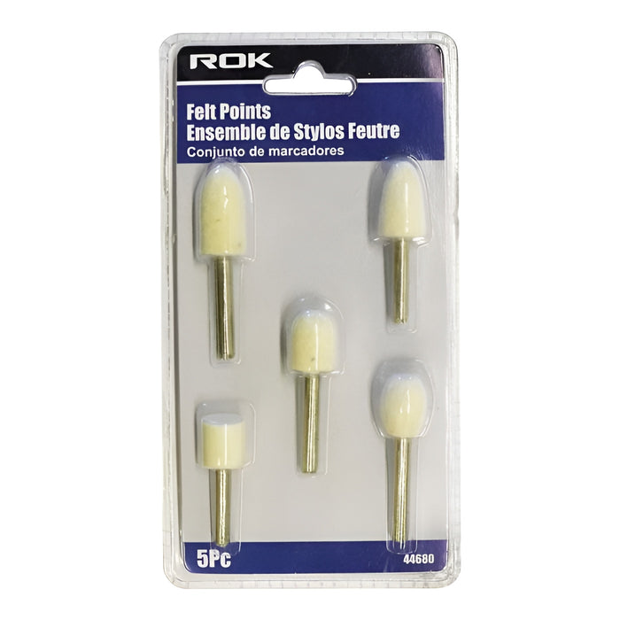 Ensemble de 5 pointes de polissage