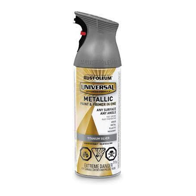 Peinture métallique en aérosol - Argent titane