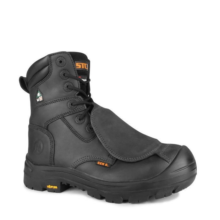 Botte de sécurité 8" STC Alloy, protecteur métatarse - Noir