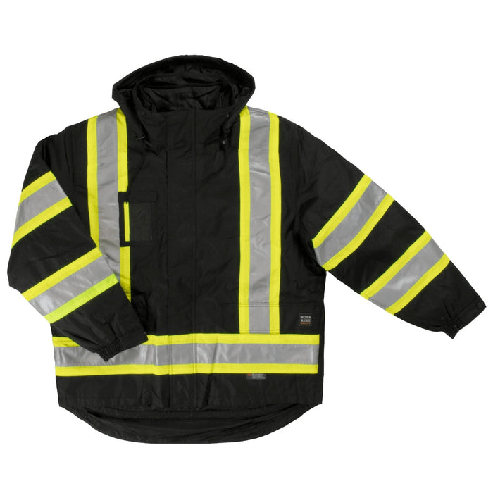 Parka haute-visibilité «5-en-1»