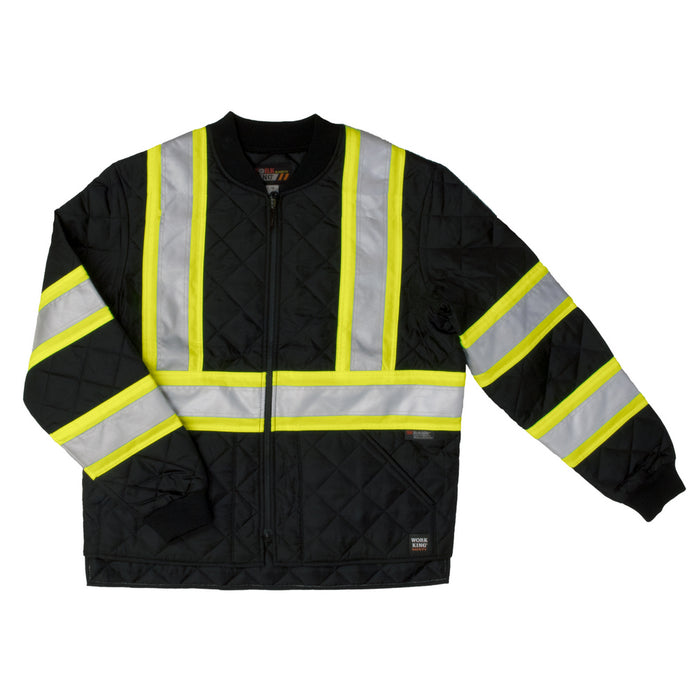 Manteau matelassé haute-visibilité