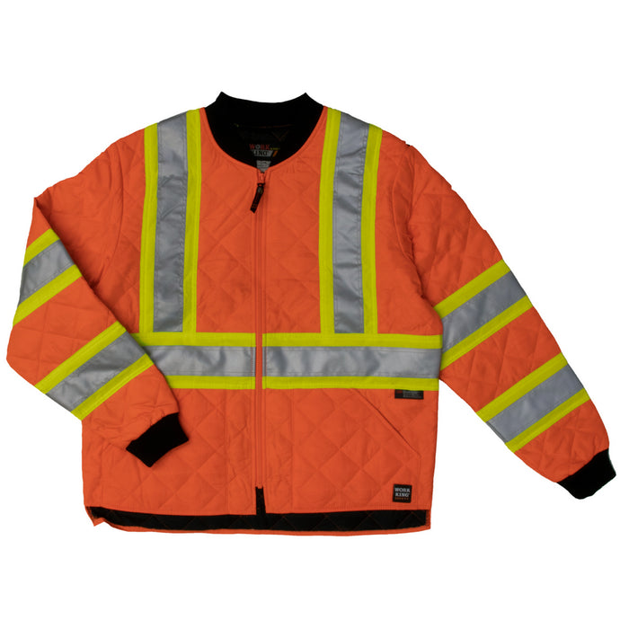 Manteau matelassé haute-visibilité