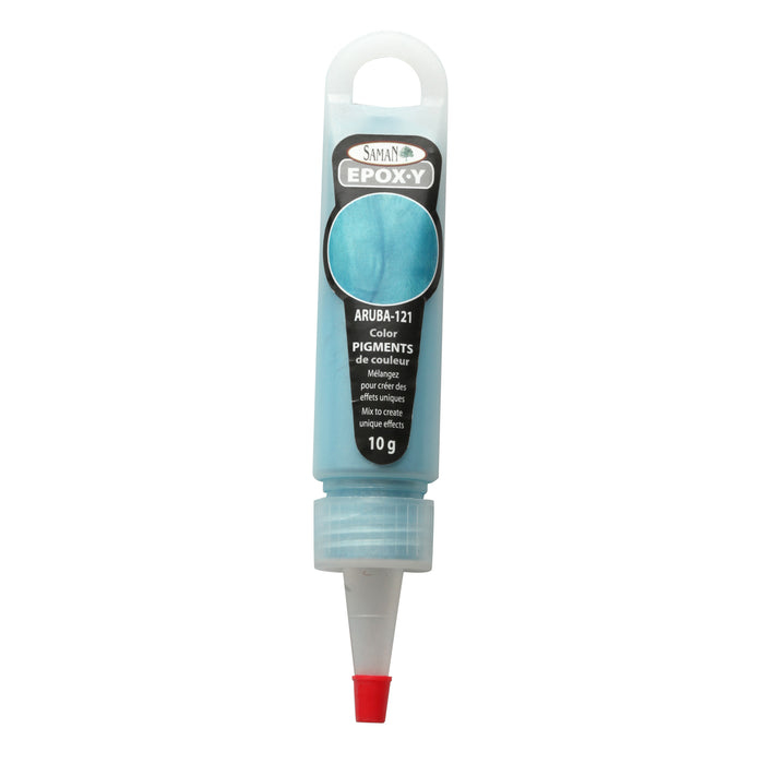 Pigment de couleur pour époxy 10 g - Aruba