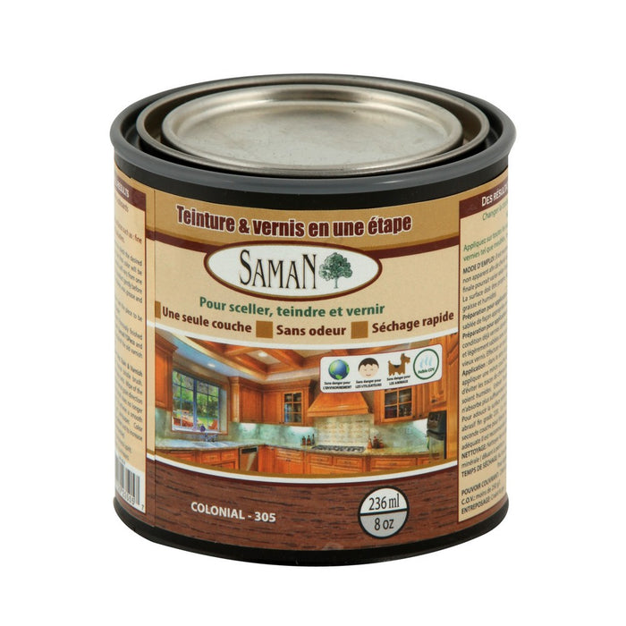 Teinture et vernis tout-en-un - Colonial - 236 mL