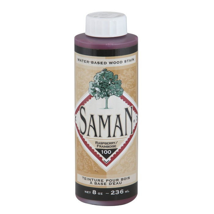 Teinture pour bois à base d'eau - Framboise - 236 mL
