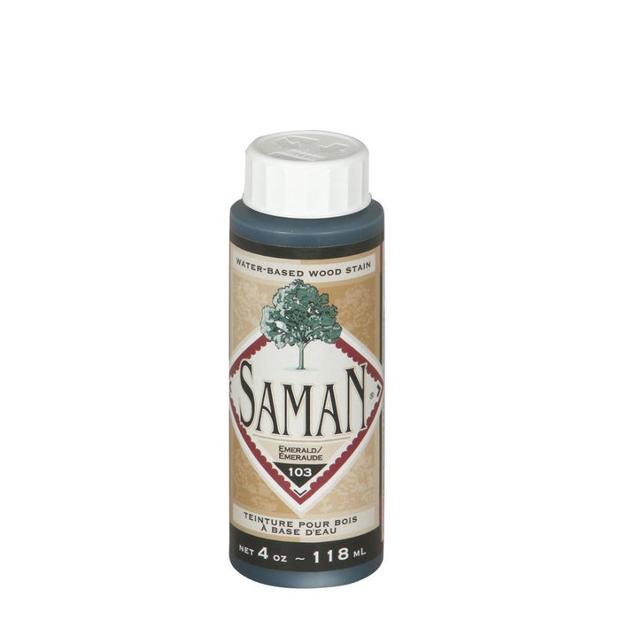 Teinture pour bois à base d'eau - Émeraude - 118 mL