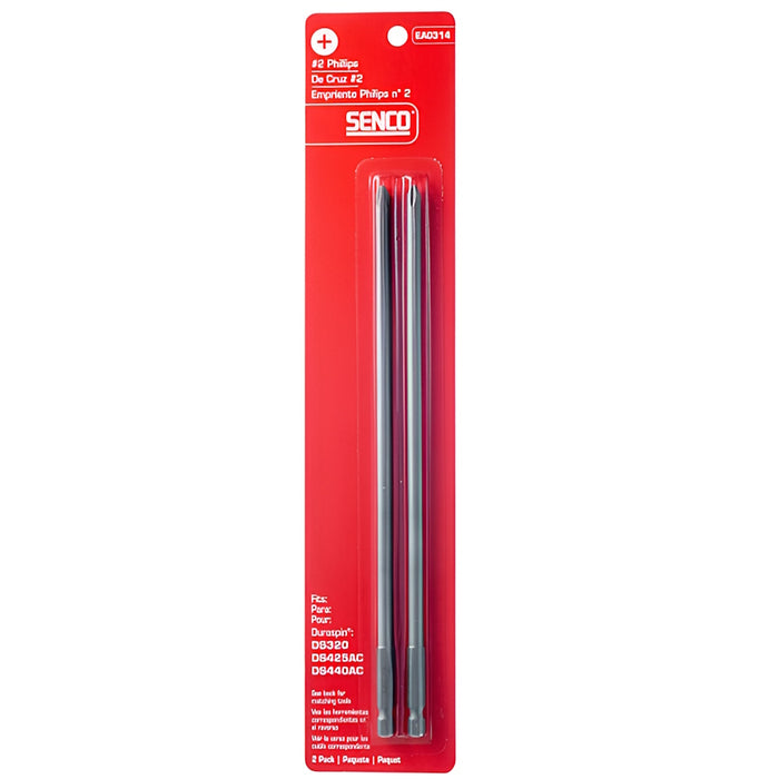 Embout Duraspin 8-3/4" PH2 - Paquet de 2