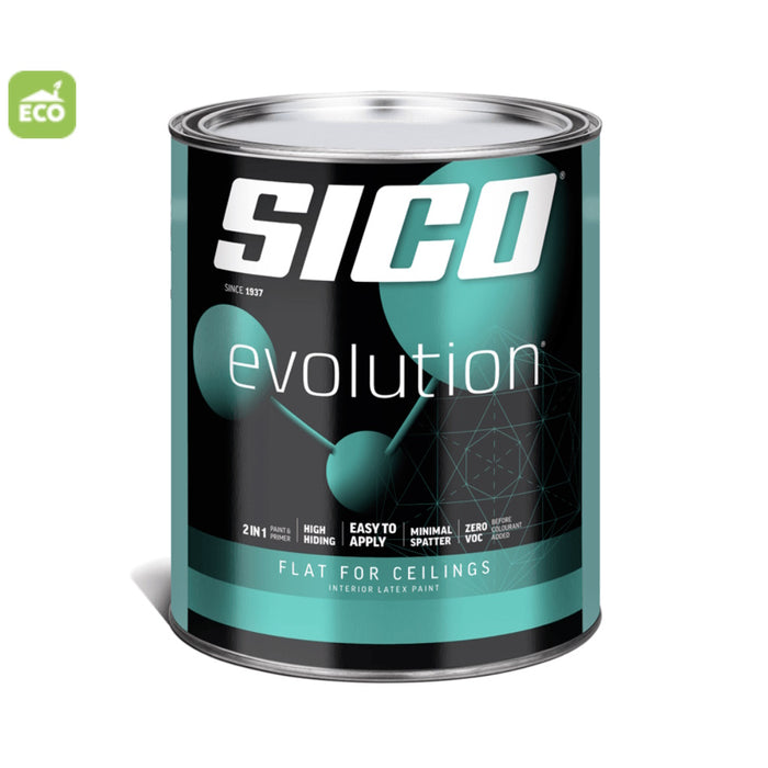 Peinture intérieure Sico Évolution - Blanc à plafond mat - 3.78 L