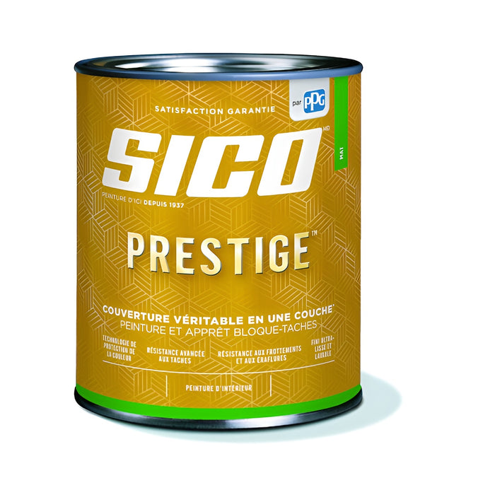 Peinture intérieure Sico Prestige - Blanc mat - Base 1- 946 mL