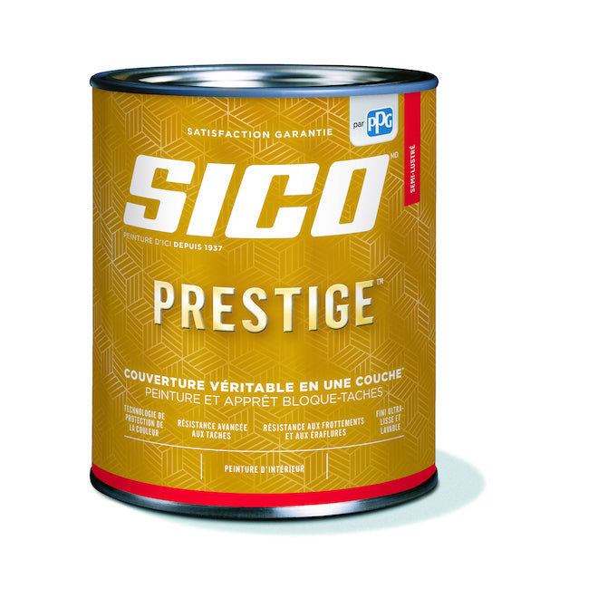 Peinture intérieure Sico Prestige - Semi-lustré - Base 3- 946 mL