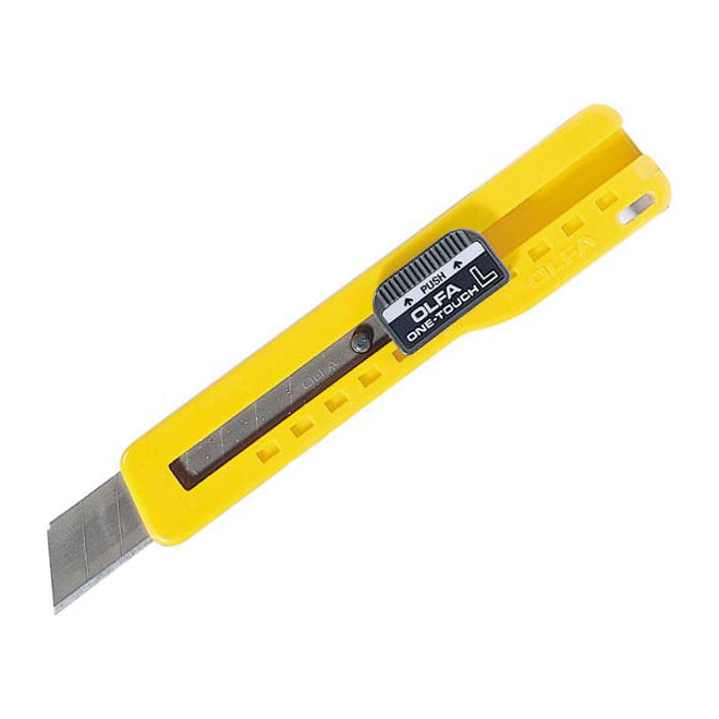 Couteau utilitaire 18mm avec verrou à glissement