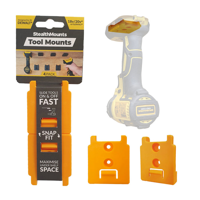 Supports pour outils Dewalt - Jaune