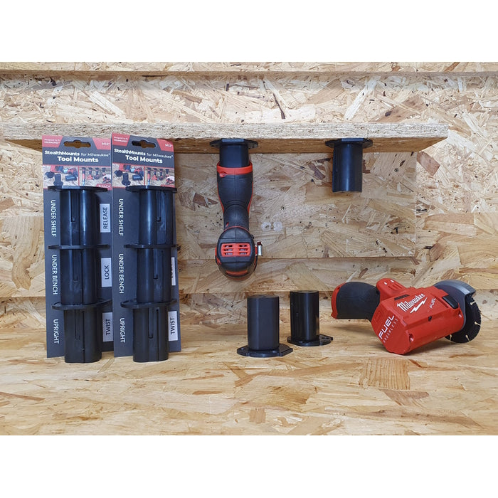 Supports pour outils Milwaukee M12 - Noir
