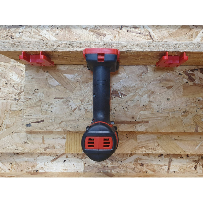 Supports pour outils Milwaukee M18 - Rouge