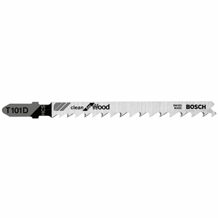 Pqt. 5 lames Clean à bois, en «T» (4"x5-6dpp)