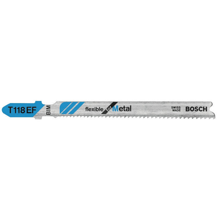 Pqt. 5 lames Flexible à métal, en «T» (3-5/8"x14-18dpp)