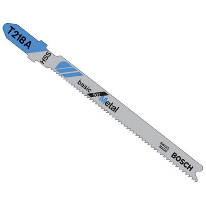 Pqt. 5 lames Basic à métal, en «T» (3-5/8"x17-24dpp)