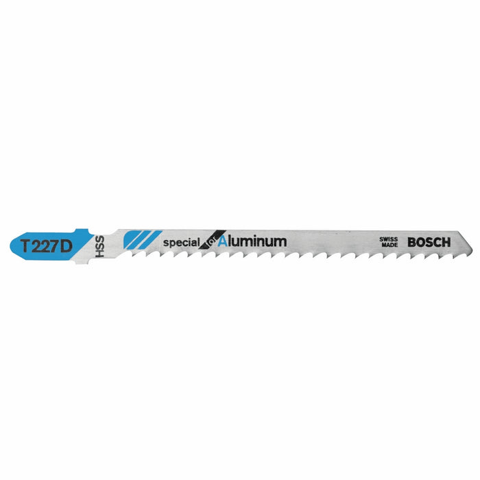Pqt. 5 lames à aluminium, en «T» (4"x8dpp)